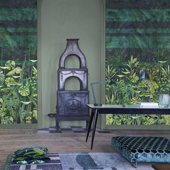 Панно Designers Guild Zardozi Arjuna Leaf with Peacock PDG1069/01 3×1,4